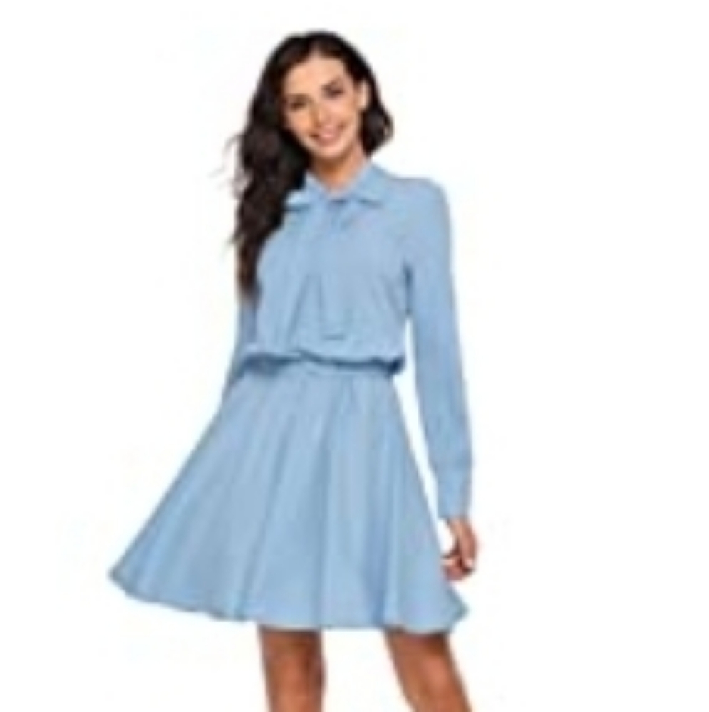 Bow Neck Tie Dress
